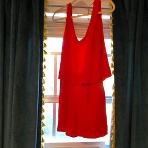 Coral romper Size M One Clothing Los Angeles